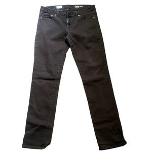 Black Gap "Real Straight" jeans/pants